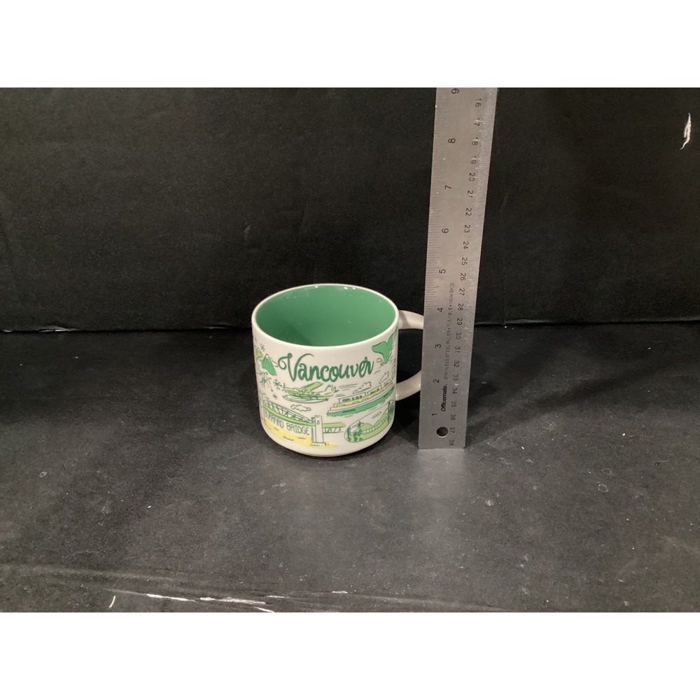 Starbucks Vancouver Been There Series Mug 14 oz Canada Green 2018 Coffee Mug